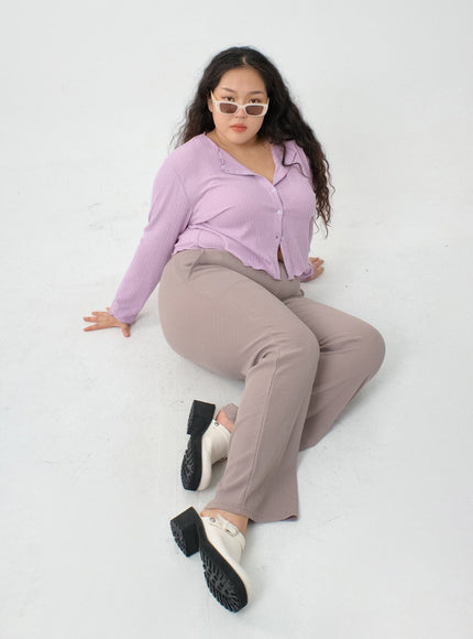 Plus Bending High Waist Pants IO06