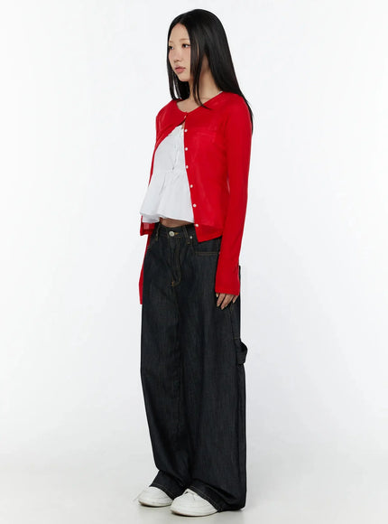 simple-round-neck-cardigan-iy526