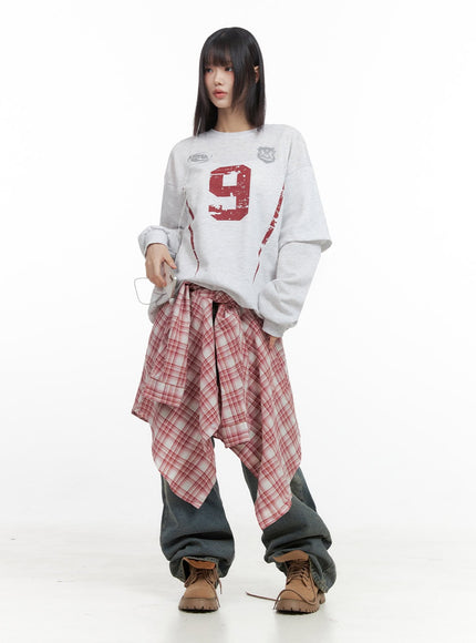 checkered-cotton-oversized-shirt-io430