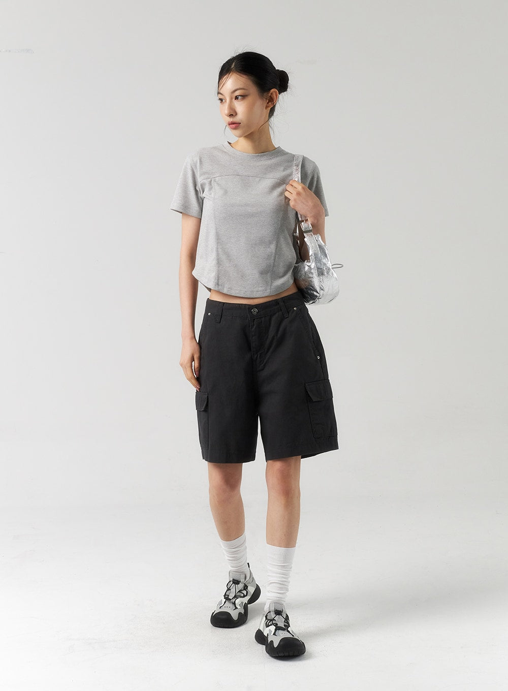 Low rise hot sale bermuda shorts