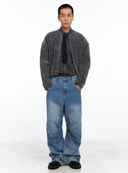 Men's Velvet Crop Jacket IS510