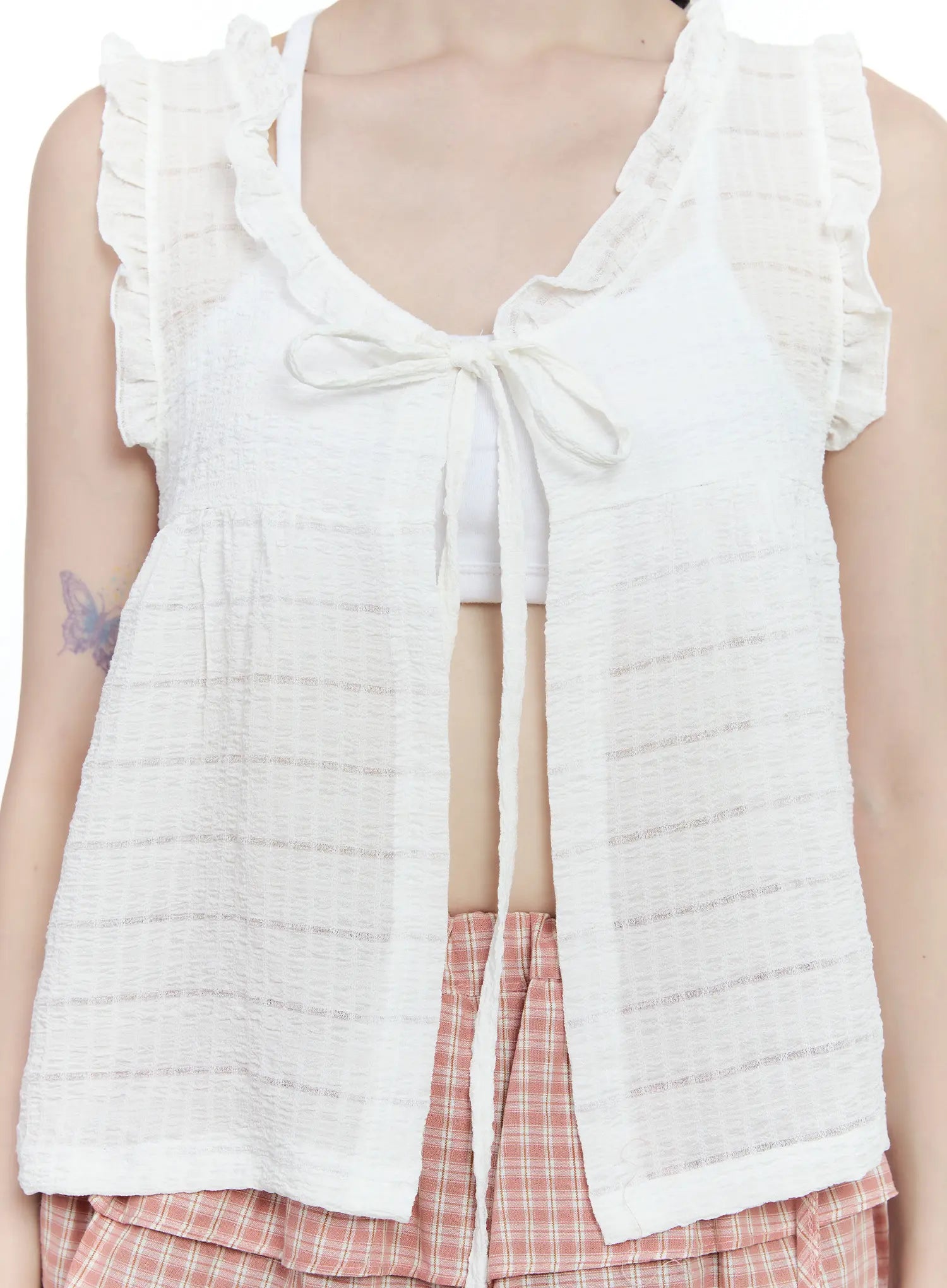 ruffle-sheer-frill-top-cg507