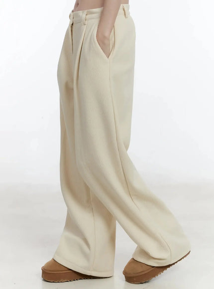 Cozy Wide-Leg Corduroy Pants ID526