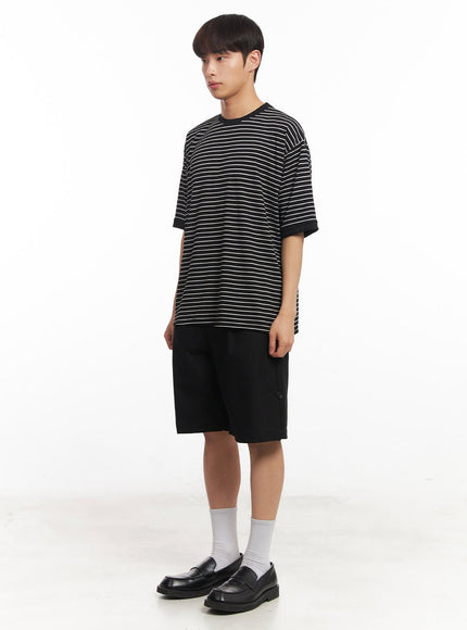 mens-roll-up-cotton-shorts-black-ia518