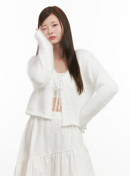 fuzzy-ribbon-tie-cardigan-ij527