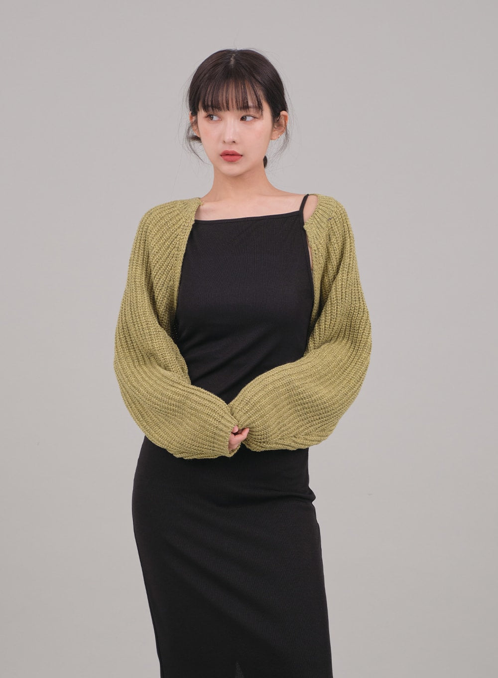 Knit Bolero Shrug C2001