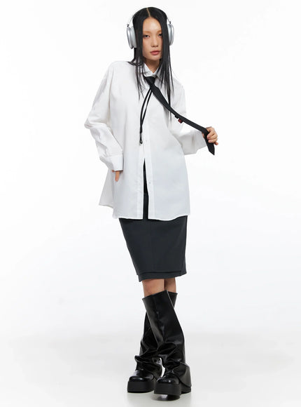 Relaxed-Fit Button Down Shirt CO517