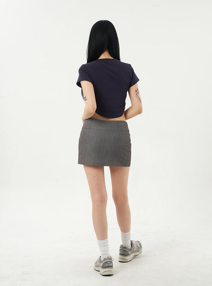 Mid-Rise Skort CA327