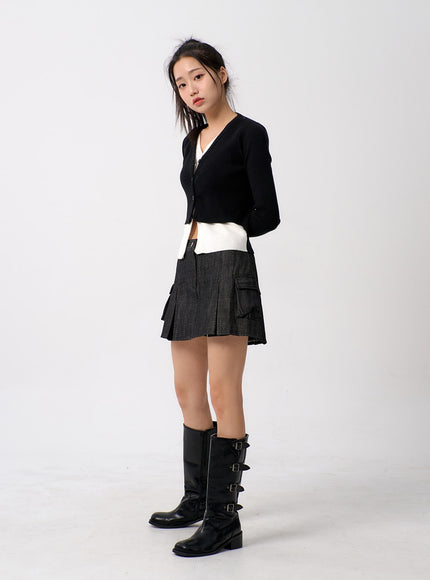 Pocket Mini Skirt BM306
