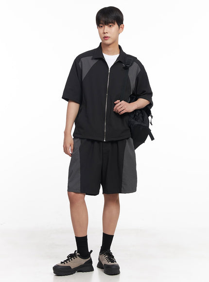 mens-two-tone-wide-leg-shorts-iy520