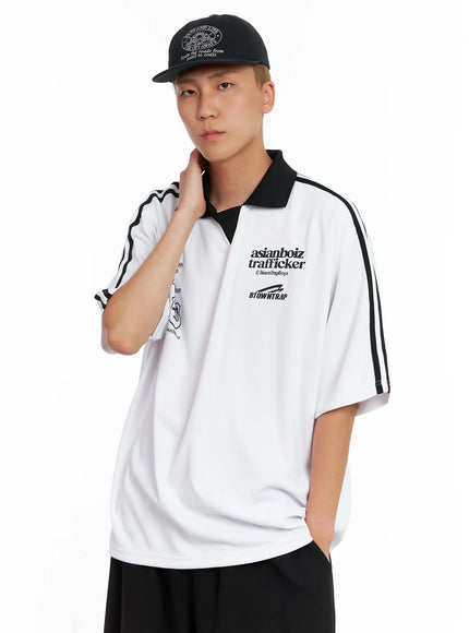 Men's Graphic Polo Tee IL521
