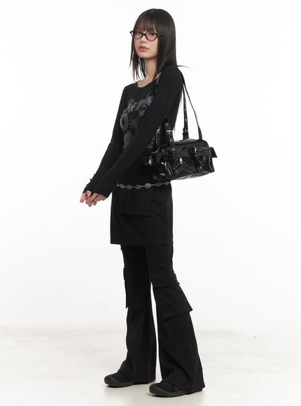 slim-fit-flared-pants-wrap-skirt-set-cm520