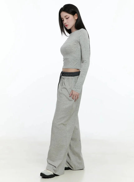 layered-button-baggy-sweatpants-io527