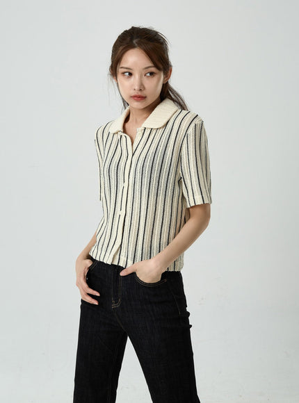 Semi Boot-Cut Raw Denim Pants CU11