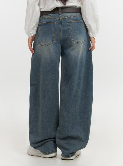 Irene Washed Baggy Jeans IF510