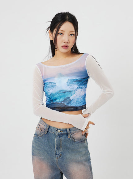 Light Wash Baggy Jeans CF316