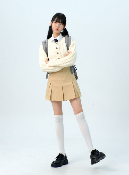 double-pocket-pleated-mini-skirt-ig312