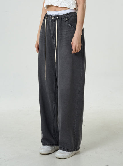 Low-Rise Wide Jeans CU7