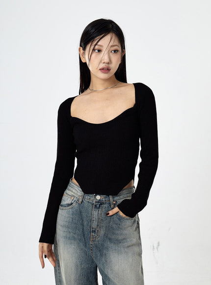 Wide Washed Jeans CS06