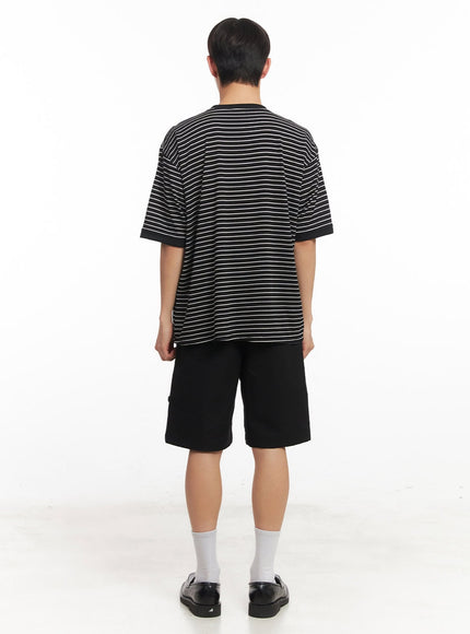 mens-roll-up-cotton-shorts-black-ia518