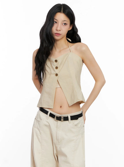 buttoned-halter-neck-top-ig508
