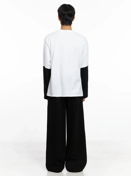 Men's Number Graphic Sweatpants IO516