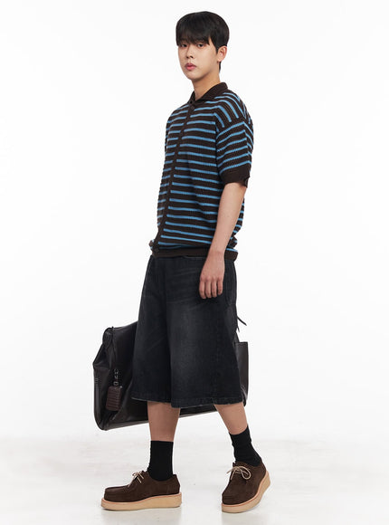mens-buttoned-short-sleeve-sweater-iy522