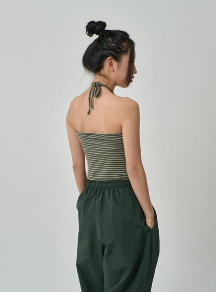 Stripe Cropped Top IF309