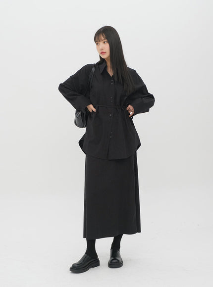 Cotton Maxi Skirt J21