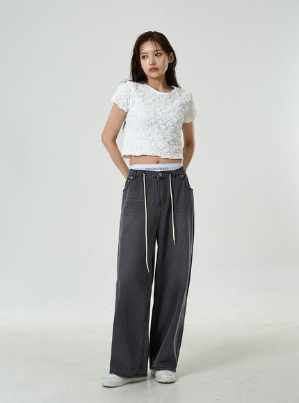 Low-Rise Wide Jeans CU7