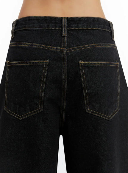 Noemi Wide Leg Stitch Jeans ID525