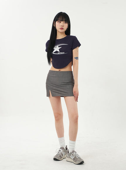 Mid-Rise Skort CA327