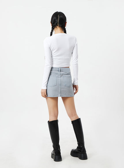 Long Sleeve Cropped Top CM324