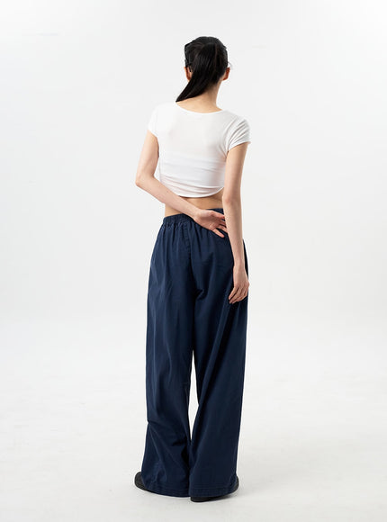 Low Rise Cotton Pants CY312
