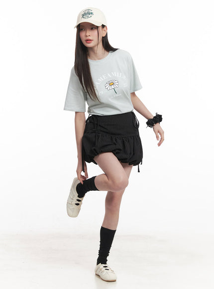 ribbon-stripe-pumpkin-mini-skirt-iy509