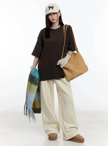 Cozy Wide-Leg Corduroy Pants ID526