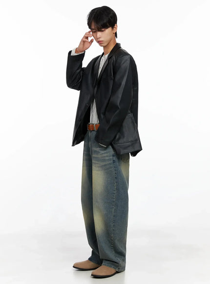 mens-faux-leather-blazer-jacket-io516