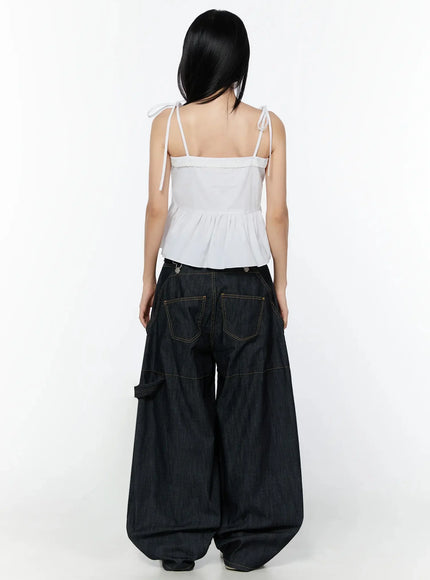 lace-trim-ruffle-blouse-iy526