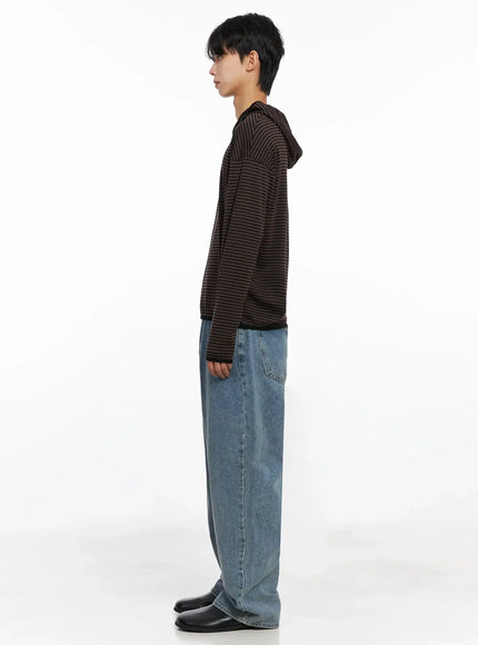 Men's Classic Blue Denim Jeans IO516