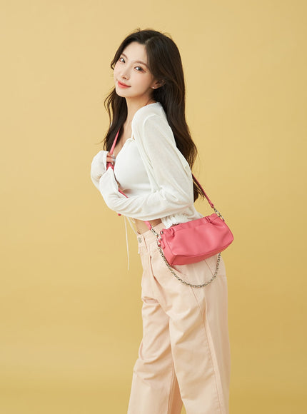 SIngle Pin-tuck Wide Cotton Pants BU13