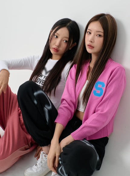 Wave New York Crop Long Sleeve T-Shirt IS06