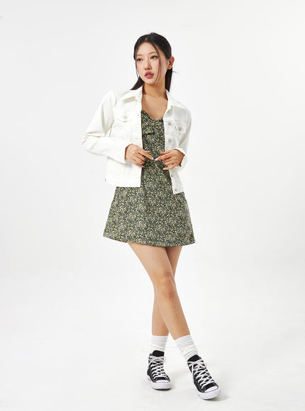 Button Cotton Jacket CA314