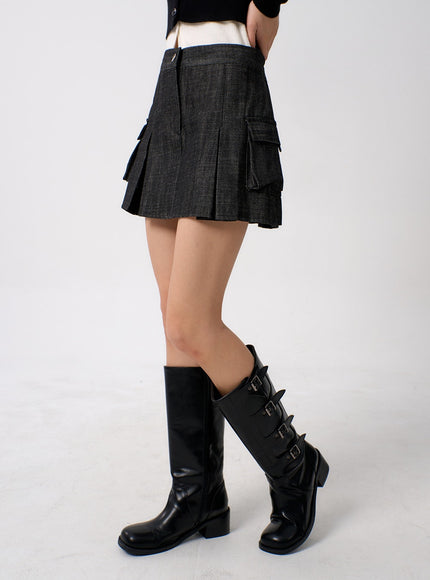 Pocket Mini Skirt BM306