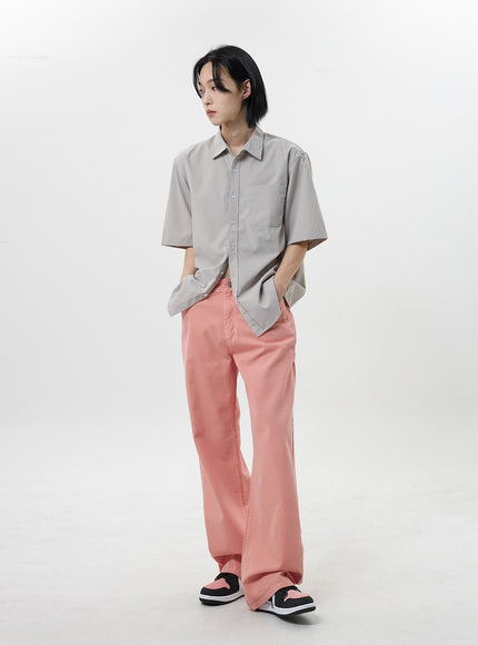 Color Cotton Pants Unisex CY318