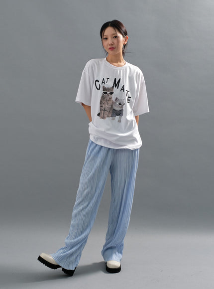 Cat Mate Graphic Tee CJ15