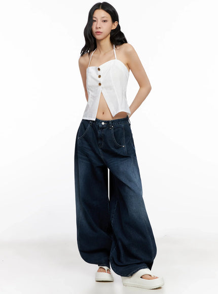 buttoned-halter-neck-top-ig508