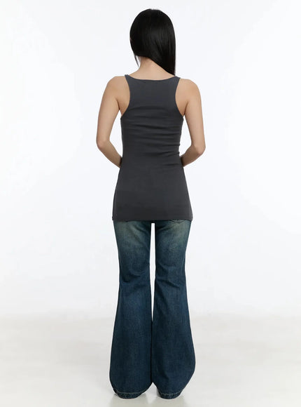 Basic U-Neck Tank Top IM509