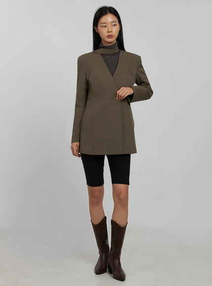 High-Waist Fleece Leggings IJ509