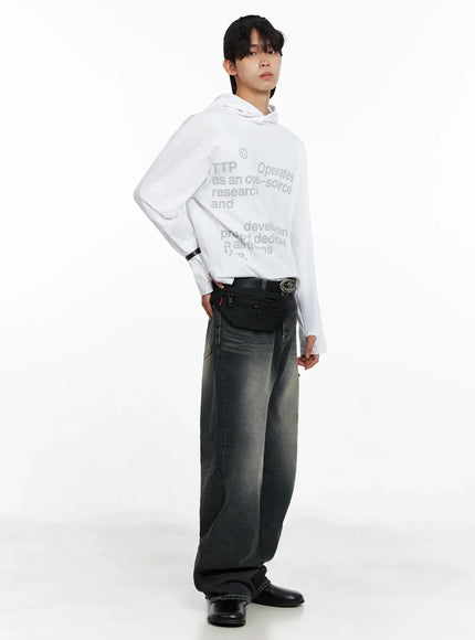 mens-lettering-hand-warmer-hoodie-io517