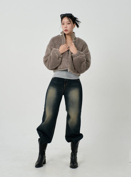 Vintage Washing Baggy Jeans ID23